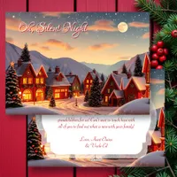 Oh, Silent Night | Christmas Town Holiday Card