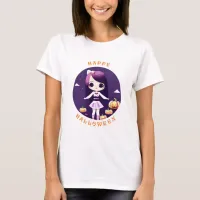 Happy Halloween Kawaii Girl T-Shirt