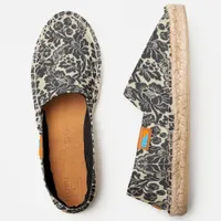 Vintage Lace Pattern Espadrilles