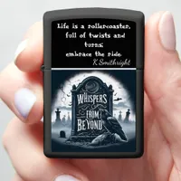 Life is a rollercoaster, full of twists and turns zippo lighter