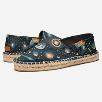 Cool Blue Outer Space Espadrilles