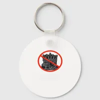 No Kings In The USA America Say No King Classic Re Keychain