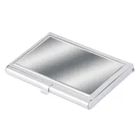 Silver Gradient Business Card Case