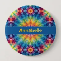 Cosmic Kaleidoscope Vibrant  Button