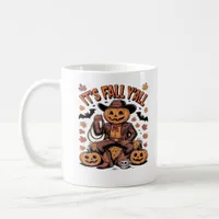 It’s Fall Y’all Western Cowboy Pumpkin Halloween Coffee Mug