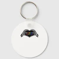 Month Skeleton Heart Hands LGBTQIA  Keychain
