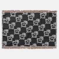 P Monogram Initial Throw Blanket