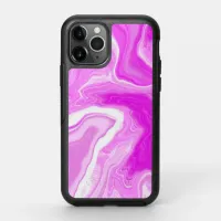 Pink and White Marble Swirls   OtterBox Symmetry iPhone 11 Pro Case