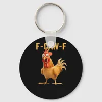 F-Caw-F-Chicken Essential Creative Casual Keychain