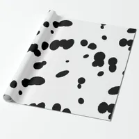 Dalmatian Black Spotty Dog Canine Wrapping Paper