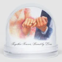 Together Forever Bound by Love Timeless Gift Snow Globes