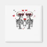 Skeleton Heart Hands Trending Modern Aesthetic Magnet