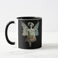 Whimsigoth Zombie Fairy Old Timey Gothic Moody Art Mug