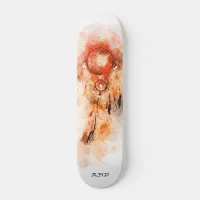 *~* Boho Tribal Shamanic Sacred Dream Catcher Skateboard