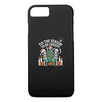 Creepy Funny Skeleton Halloween Spooky iPhone 8/7 Case