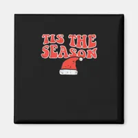 Tis Season Skeleton Pumpkin Halloween Magnet
