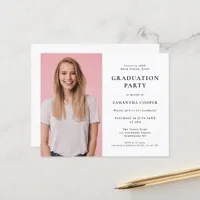 Budget photo White Graduation Party Invitation