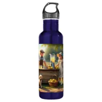 Old-Fashioned Lemonade Stand Old-Fashioned Summer Stainless Steel Water Bottle