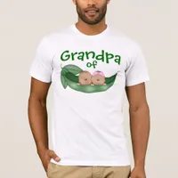 Grandpa of Mixed Twins with Dark Skin T-Shirt