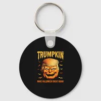 Funny Usa Pumpkin Trumpkin Make Halloween Great Ag Keychain