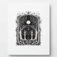 Goblincore Fantasy Gate To  Classic Plaque