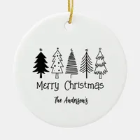 Christmas  ceramic ornament