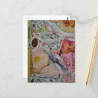 biscuits butter eggs Collage  Postcard