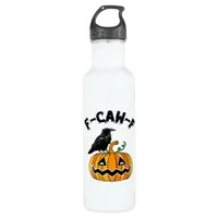 Funny Gothic Crow Humor F-Caw-F Essential Stainless Steel Water Bottle