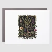 Goblincore Victorian Witch Herbs Classic Car Magnet