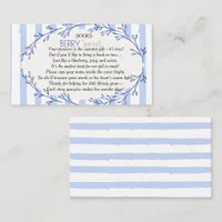 Berry Sweet Book Request girl Enclosure Card