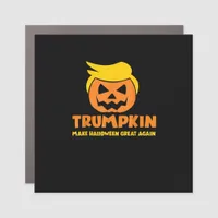 Trumpkin Make Halloween Great Again Jack O Lantern Car Magnet