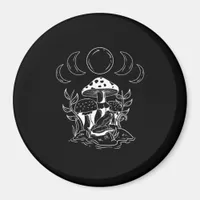 Aesthetic Goblincore And Cottagecore Mushroom Mini Magnet