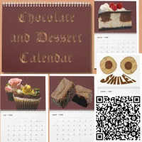 Chocolate Lovers & Dessert Sweet Treats Photos Calendar