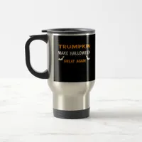 Halloween Trumpkin Funny Make Halloween Great Agai Travel Mug
