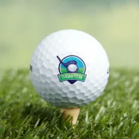 Create First name, last name monogram golf balls