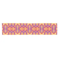 Aztec Totem Pink Yellow Cloth Runner