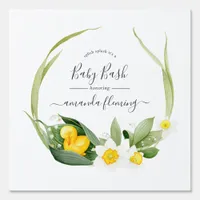 Spring Duckling Splish Splash Baby Shower Welcome Sign