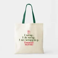 Funny Christmas Pun | Holiday Grammar Humor Tote Bag