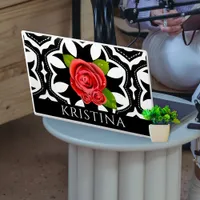 Elegant Stylish Chic Romantic Floral Modern  HP Laptop Skin