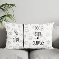 Dog Themed Bedroom Paw Prints My Side Dogs Side Pillow Case
