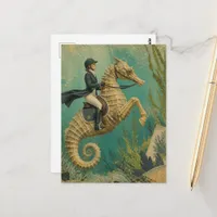 Seahorse Equestrian Postcard