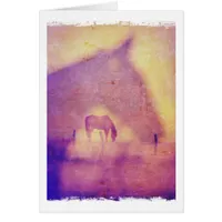 Horse Dreams All Occasions Blank Inside Greeting
