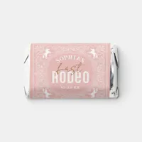 First Rodeo 1st Birthday Candy Wrapper – Pink West Hershey's Miniatures