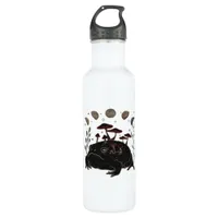 Academia Moon Witchy Goblincore Aesthetic Frog Cla Stainless Steel Water Bottle