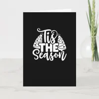 Tis Season To Careful - Retro Vintage Style Card