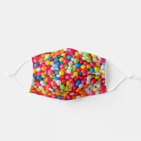 Cute Rainbow Candy Desert Sprinkles Adult Cloth Face Mask