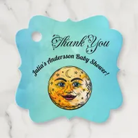 Over the Moon Baby Shower Celebration Favor Tags