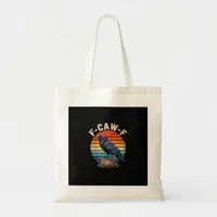 F-Caw-F Raven Moon Gothic Halloween Crow Bird Love Tote Bag