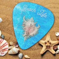 Conch Shell "Beach Life" Guitar Pick
