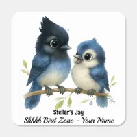 Sassy Steller's Jay Metal Sign